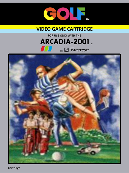 Golf box art for Arcadia 2001